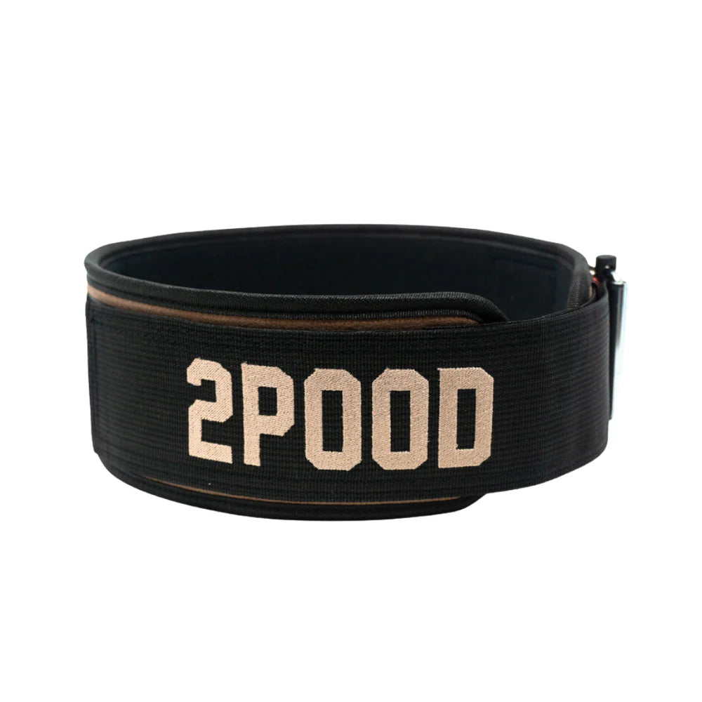 2POOD THE RANCH 4" WEIGHTLIFTING BELT BROWN