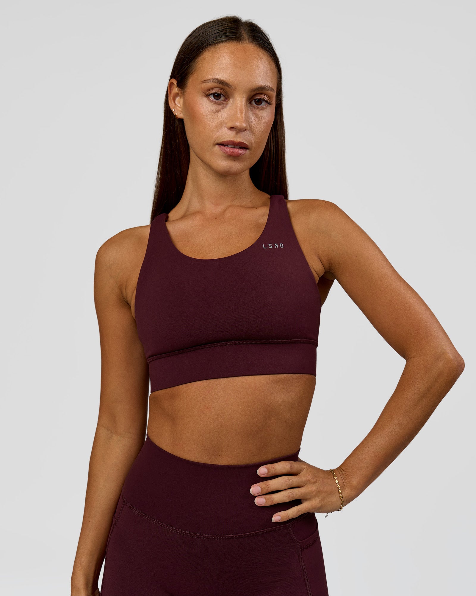 LSKD ACCELERATE SPORTS BRA - CHERRY LACQUER - image 8