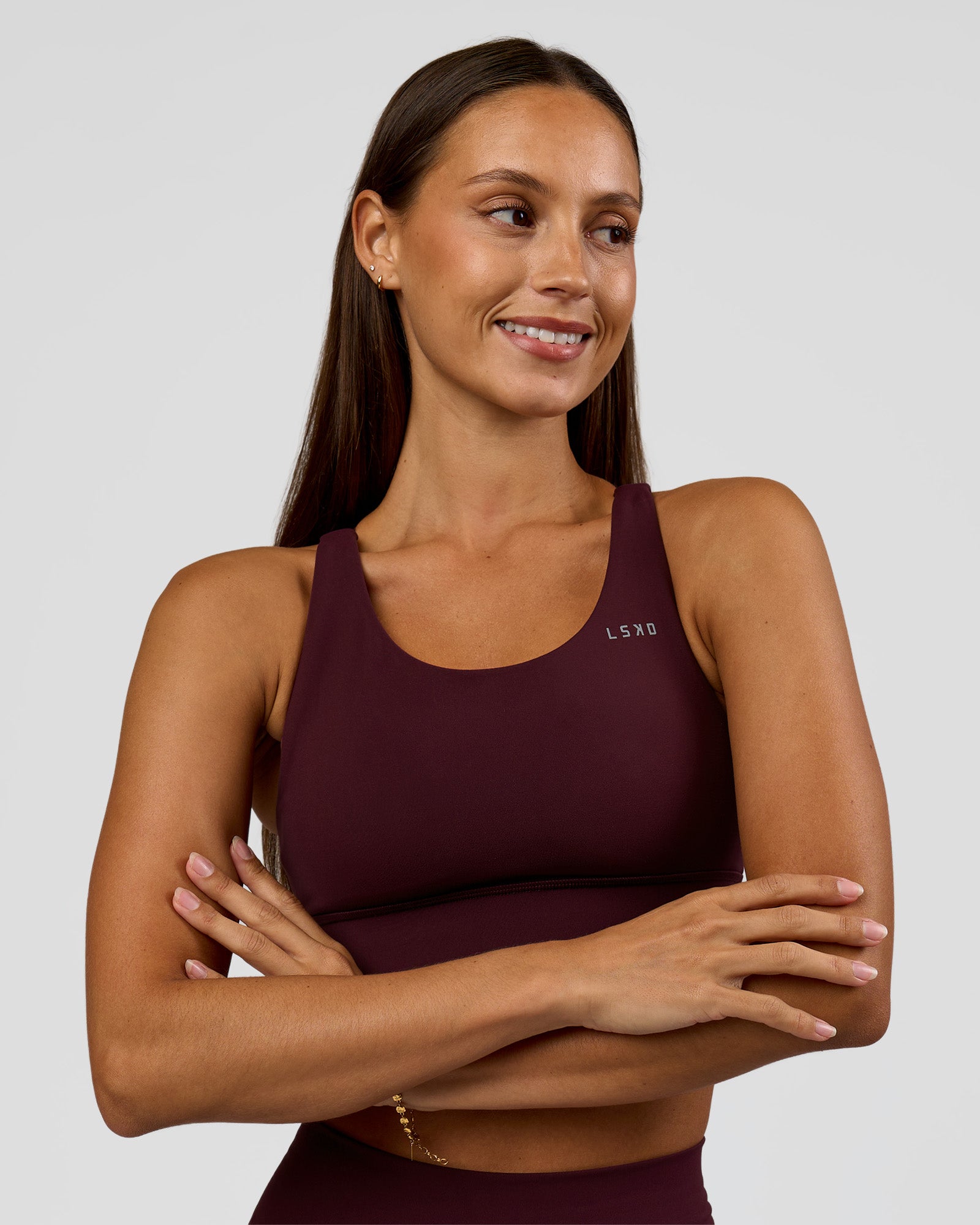 LSKD ACCELERATE SPORTS BRA - CHERRY LACQUER - image 9