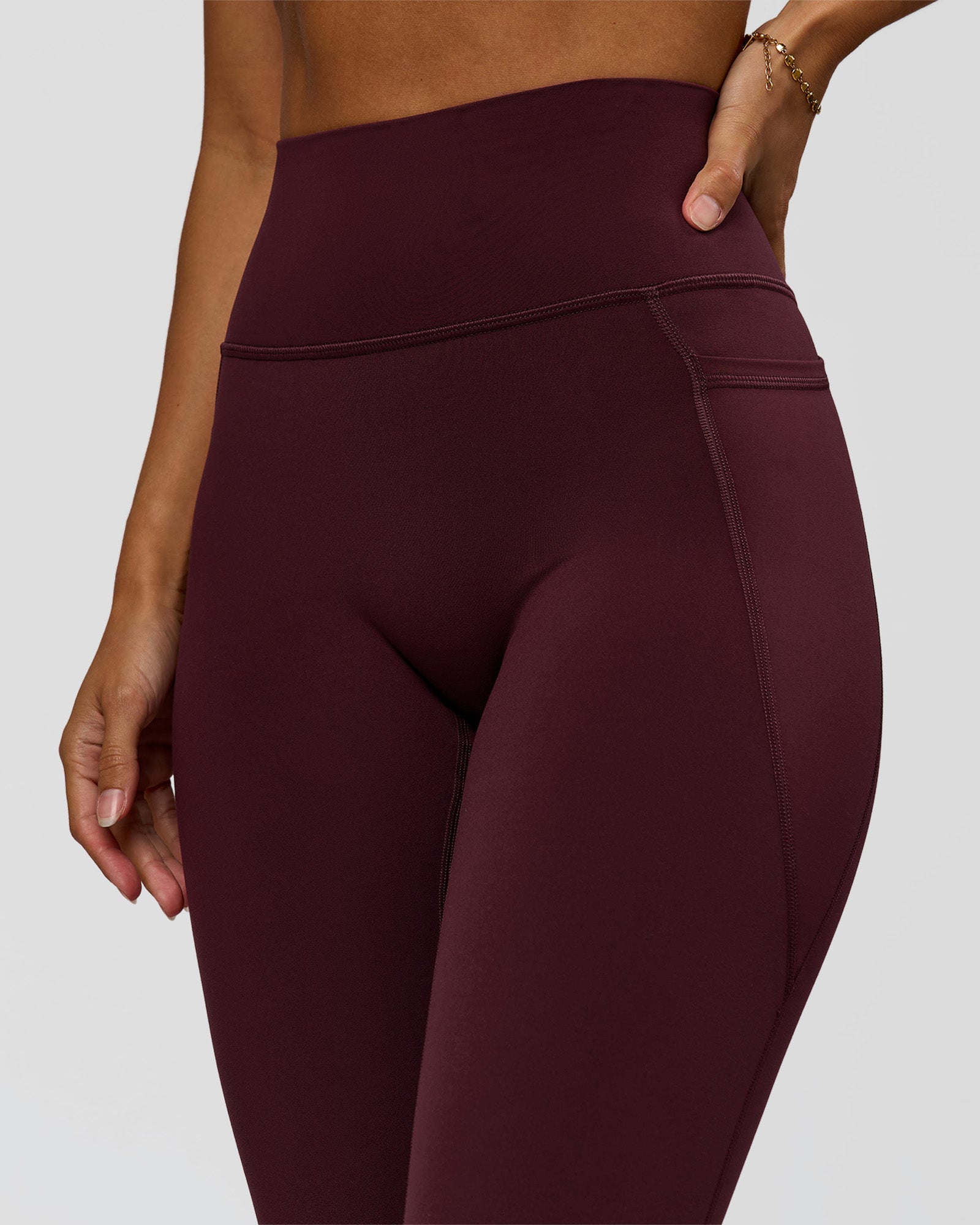 LSKD FUSION ULTRA HIGH-RISE FULL LENGTH LEGGING POCKETS - CHERRY LACQUER - image 28