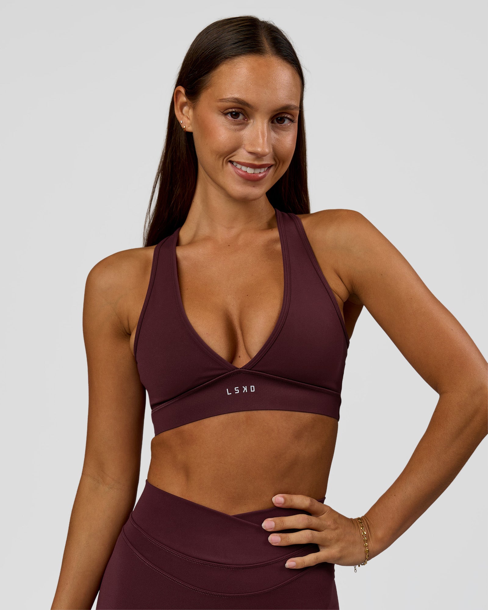 LSKD STAMINA SPORTS BRA - CHERRY LACQUER - image 1