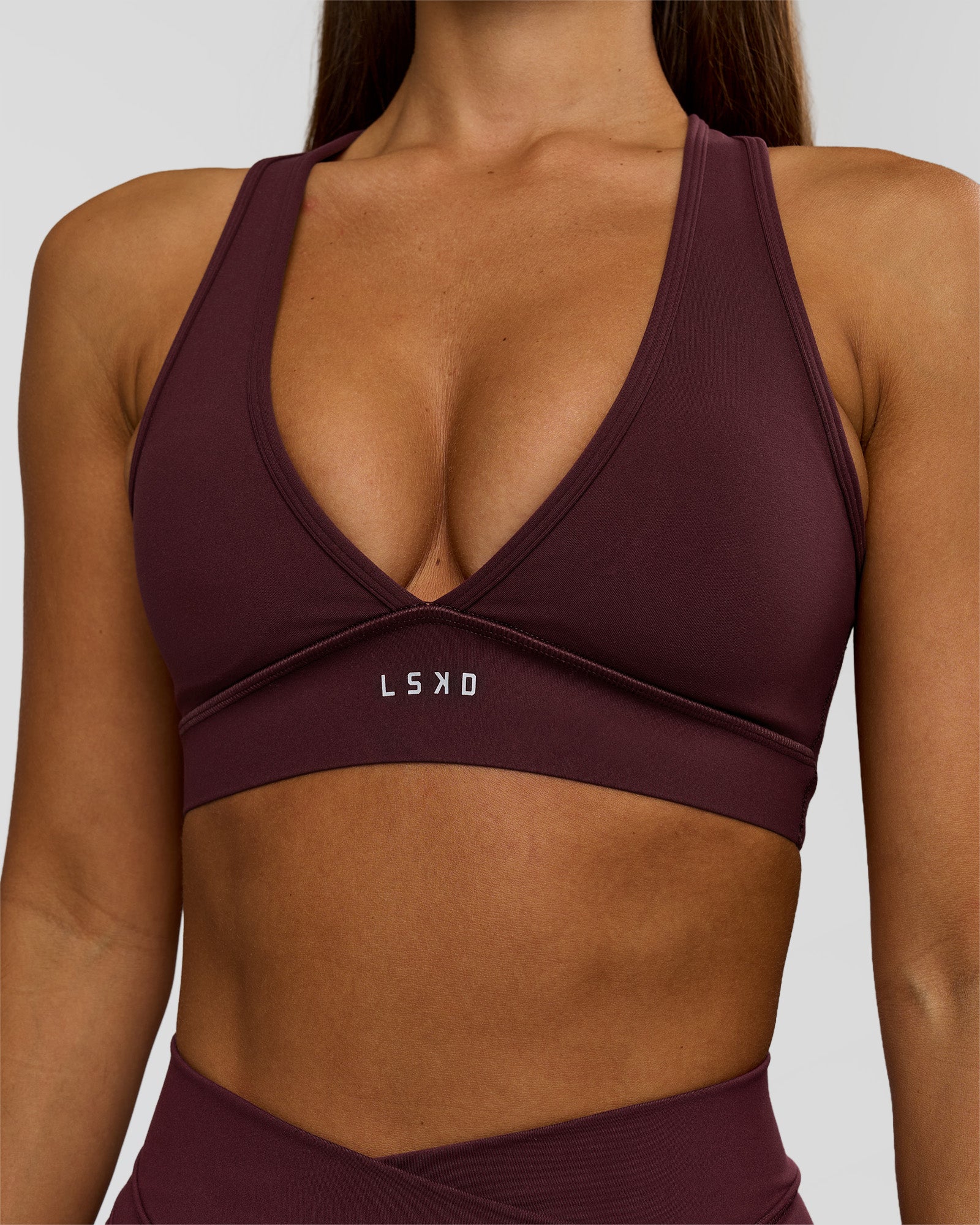 LSKD STAMINA SPORTS BRA - CHERRY LACQUER - image 3