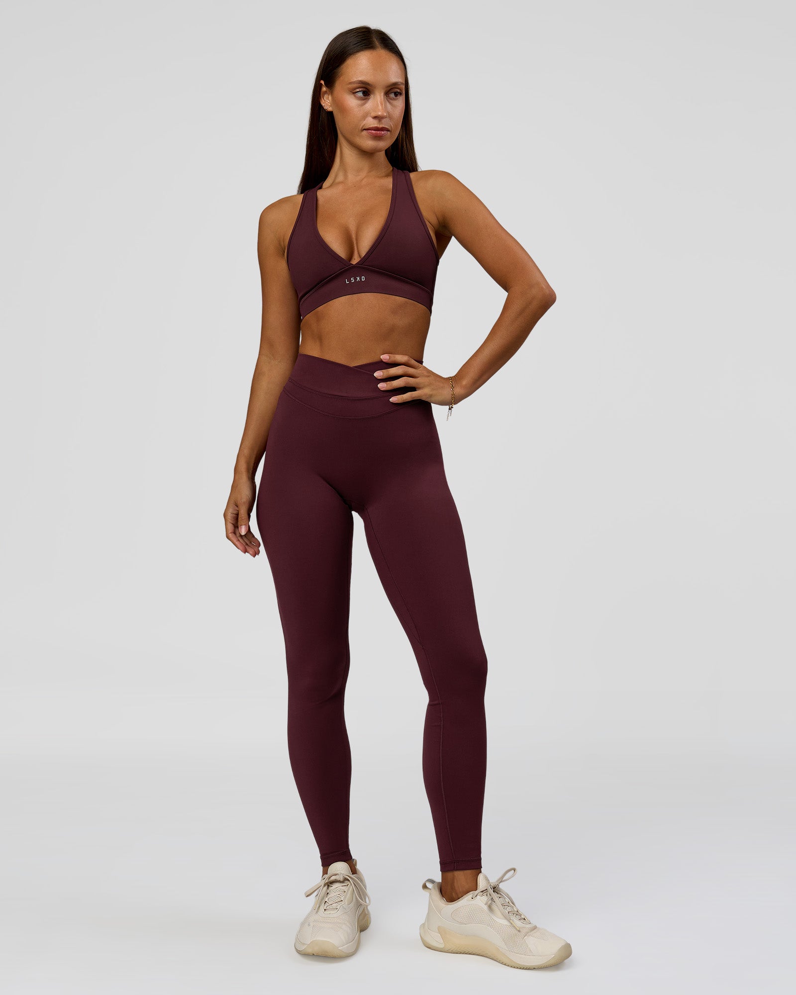 LSKD STAMINA SPORTS BRA - CHERRY LACQUER - image 4