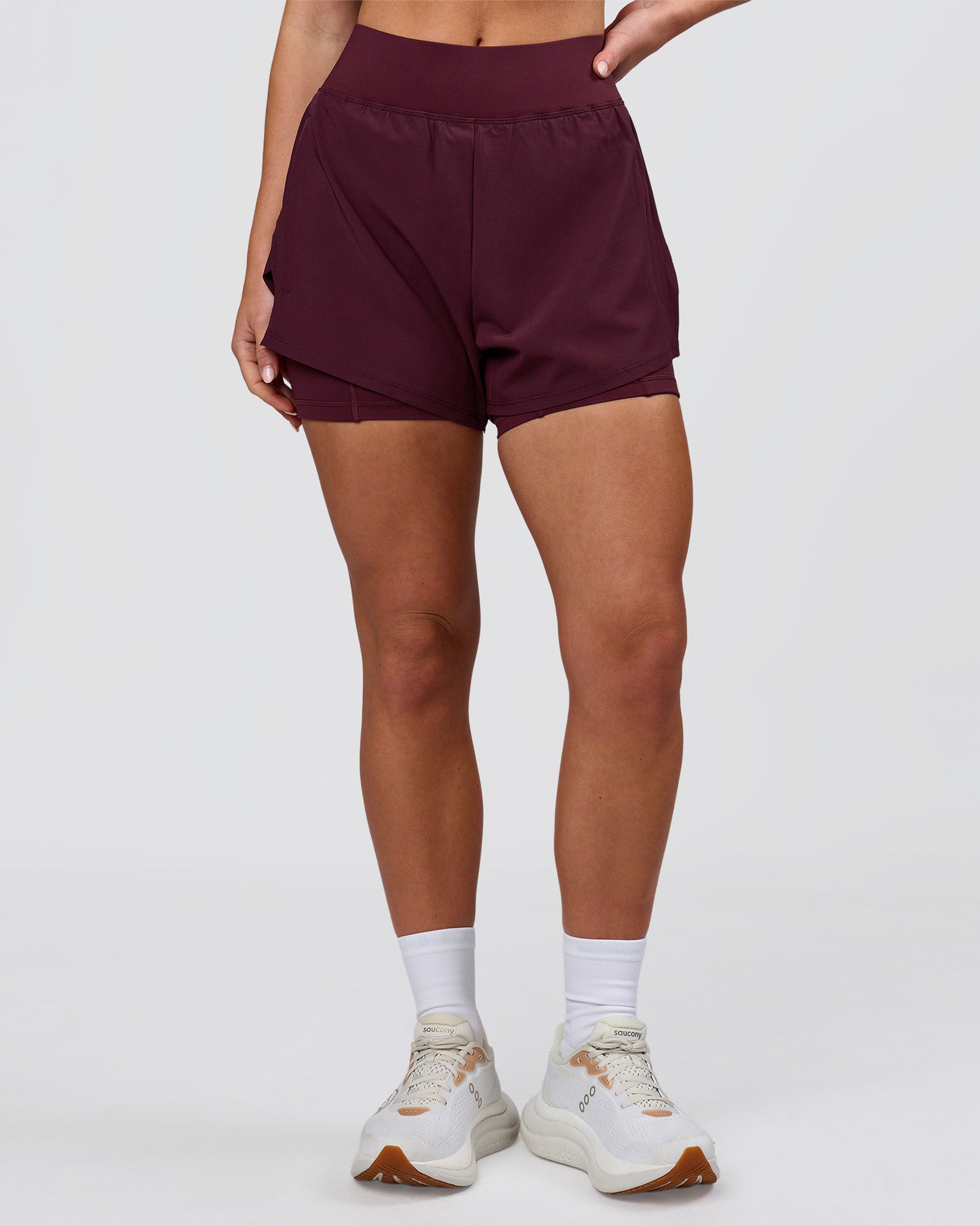 LSKD CHALLENGER 3" LINED PERFORMANCE SHORT - CHERRY LACQUER - image 3